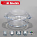 Pyrex Glass Casserole with Cover, transparent glass casserole